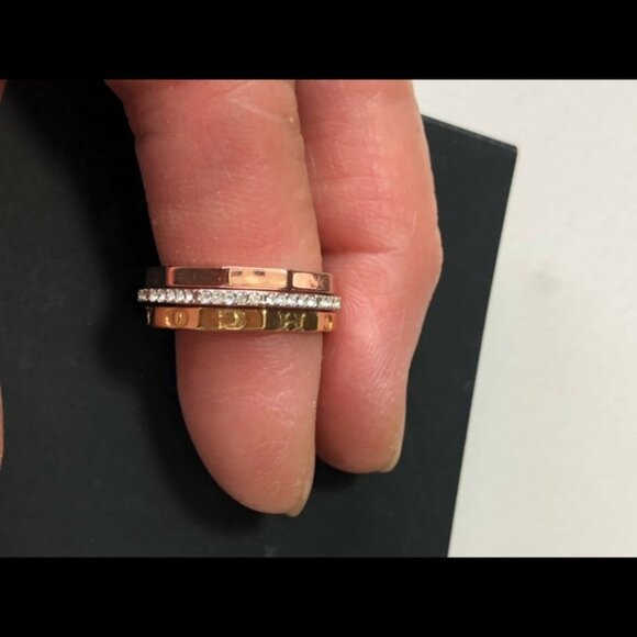 ⚡⚡SALE-Coach Triple Rings Size 7⚡⚡ - Picture 2 of 9